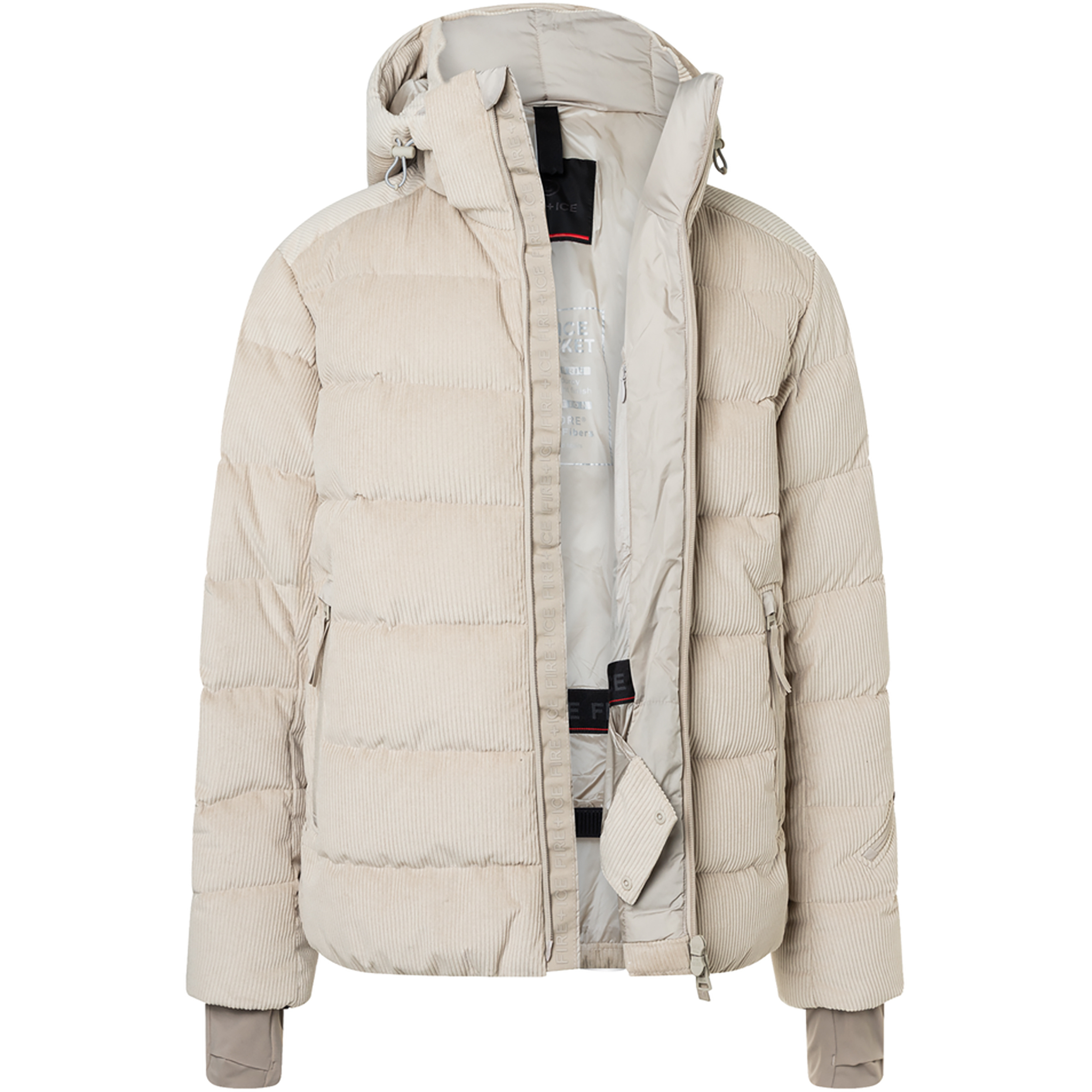 Bogner Fire&Ice Luka3 Cord Herren Isolationsjacke beige Größe XL Skifahren Wasserabweisend