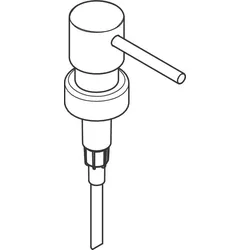 Hansgrohe Lotionsspenderpumpe AddStoris chrom 94168000