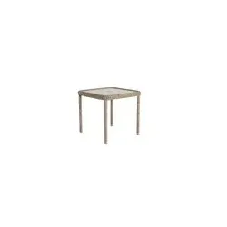 Alexander Rose HAZELMERE Bistro Tisch rund, Ø 80 cm mit Keramikplatten
