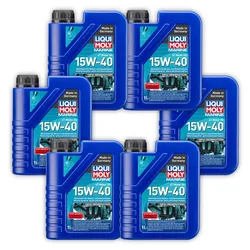 6x Motoröl LIQUI MOLY 25089 Marine 4T Motor Oil 15W-40 New Generation 1 Liter Boot