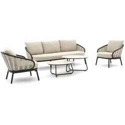 Apple Bee Pine Key Sessel-Sofa Lounge-Set 5-teilig 5-Sitzer