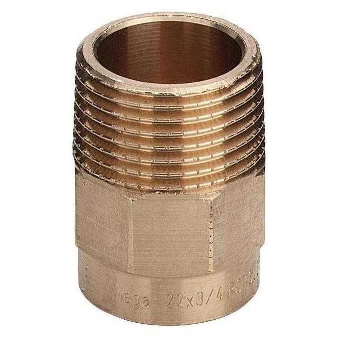 Viega Übergangsnippel Lot 18 mm x 3/4 Muffe/Nippel (101039)
