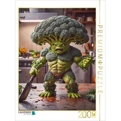 CALVENDO Puzzle Der Brokkoli Schlächter | 2000 Teile Lege-Größe 90x67cm Foto-Puzzle für glückliche Stunden