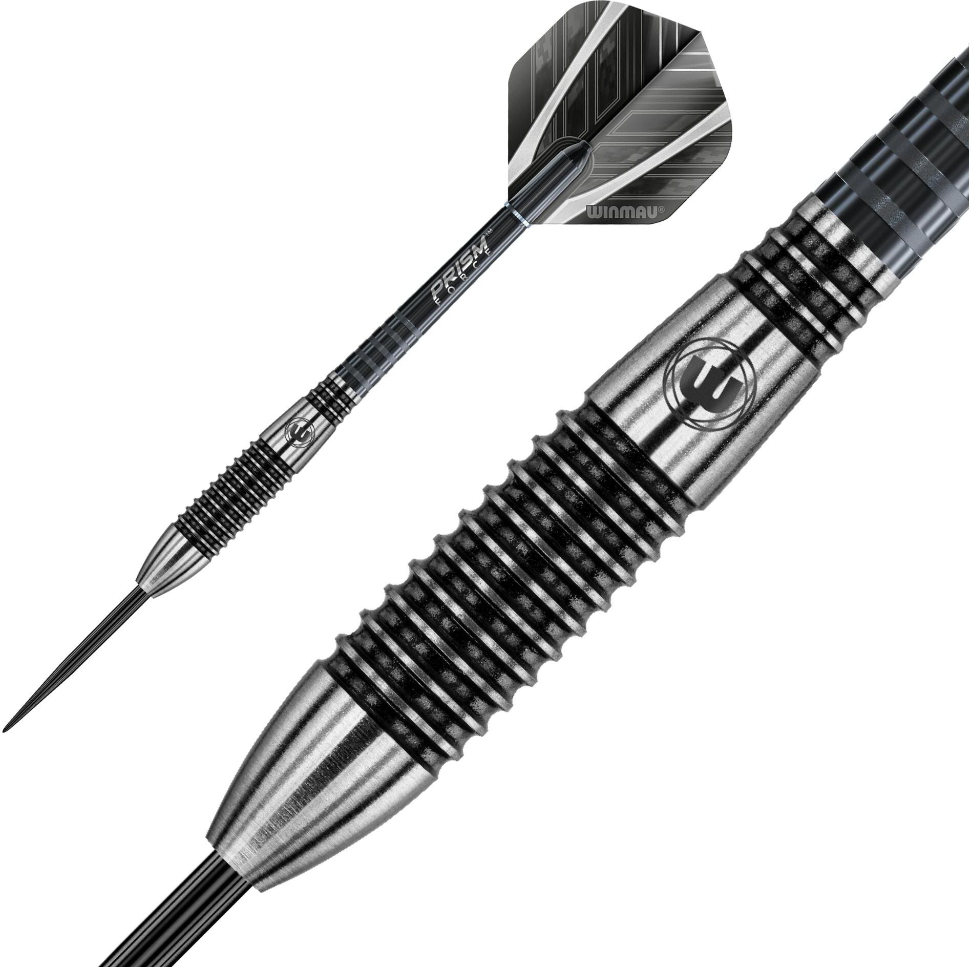 Dartpfeil WINMAU "Steeldart Blackout 3 Stück", schwarz, Pfeile, Kinder, Dartpfeil schwarz Einheitsgröße