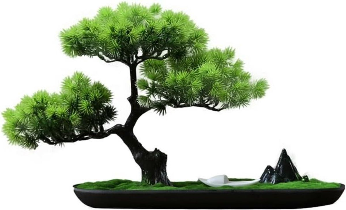 Kunst Bonsaiboom - Nep Pijnbomen met Natuurlijke Houtstructuur voor Interieur Decoratie