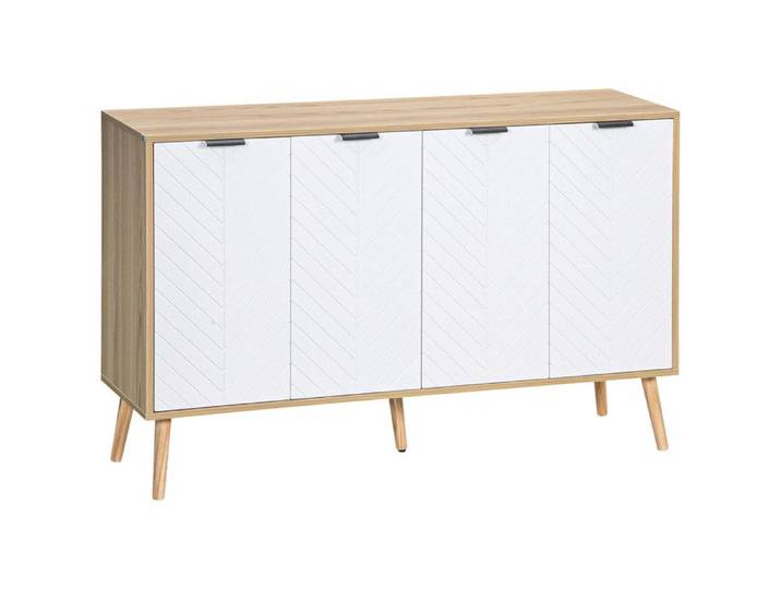 Buffet scandinave OLAF bois et blanc