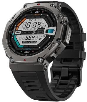 Everyday Crate DM58 GPS Smart Watch 1.43 Inch AMOLED Smartwatch 5ATM Waterproof Fitness Tracker With Bluetooth Calling black
