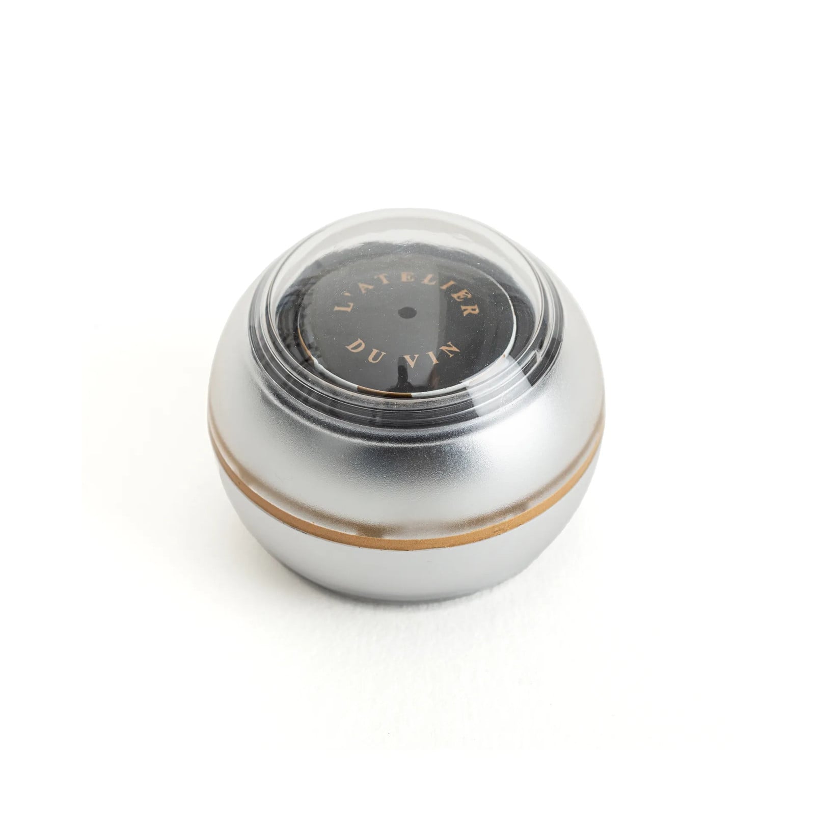 L'Atelier du Vin Bubbel Indicator Zilverkleurig