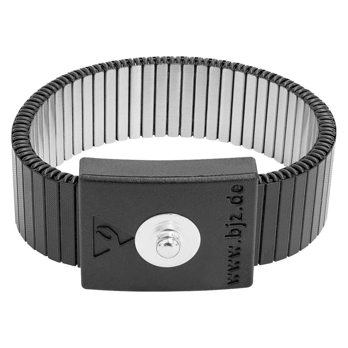 BJZ A-64117 ESD-Metallarmband Schwarz (Statikschutz) (A-64117)