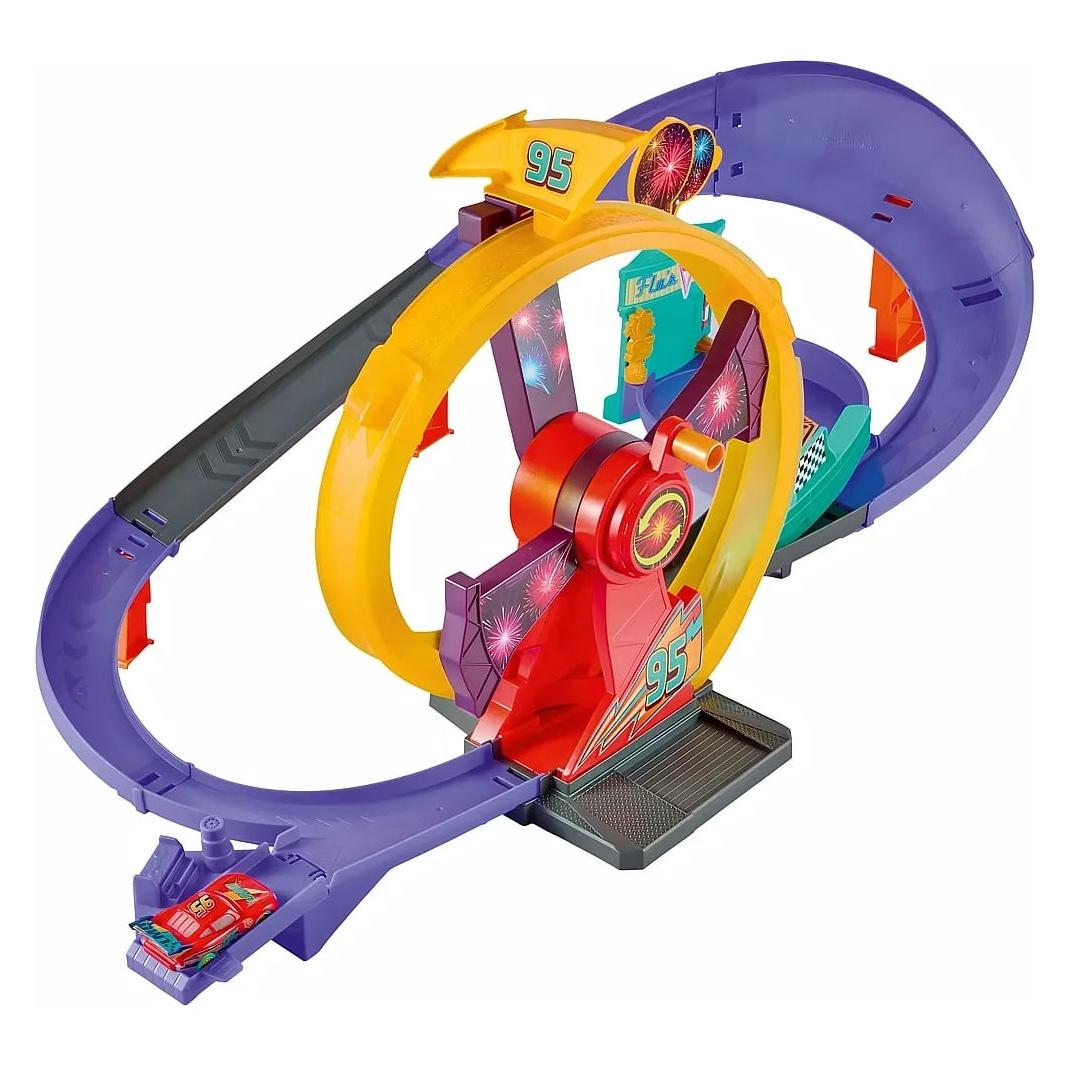 Mattel Disney Pixar Cars Lightning McQueen Celebration Rennstrecke (JMT57)