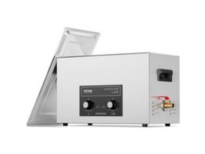 Nettoyeur à Ultrasons-VEVOR-Bac Ultrasons 360 W-Chauffage et Panier-pour Pièces Automobiles Bijoux Lunettes Labo