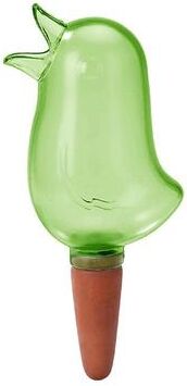 Snug & Styled Bird Shaped Self Watering Plant Spikes Automatic Plant Waterer Indoor Plant Irrigation System green
