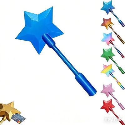 3D-gedruckte Zauberstab-App zum kontaktlosen Bezahlen, magische Sternen-Zauberstäbe zum Bezahlen, Zauberstäbe mit kontaktlosem Kartenhalter, digitale Sternen-Zauberstäbe für einfaches Bezahlen, tolles
