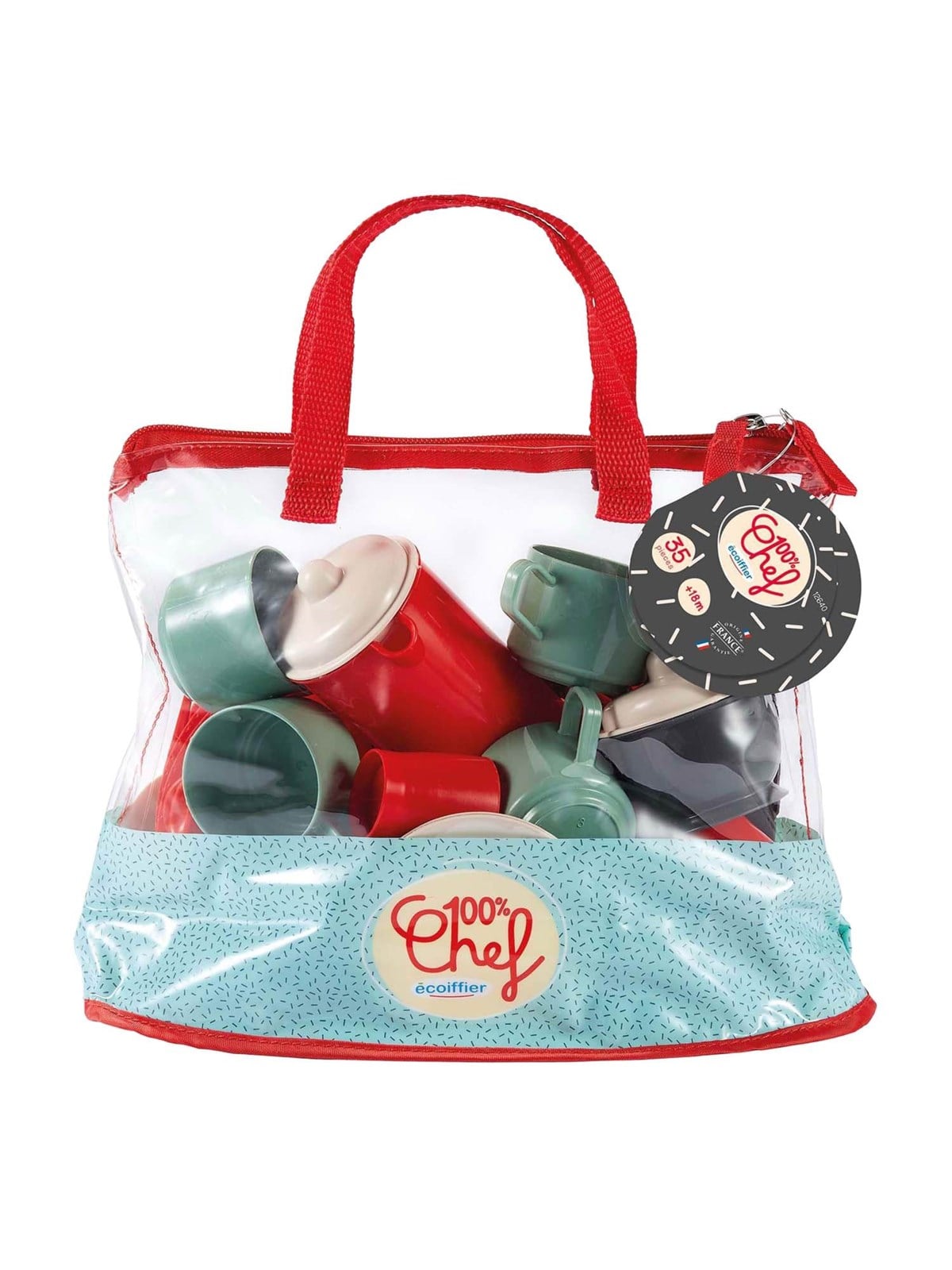 Ecoiffier 100% Chef Dinnerware Set in Bag