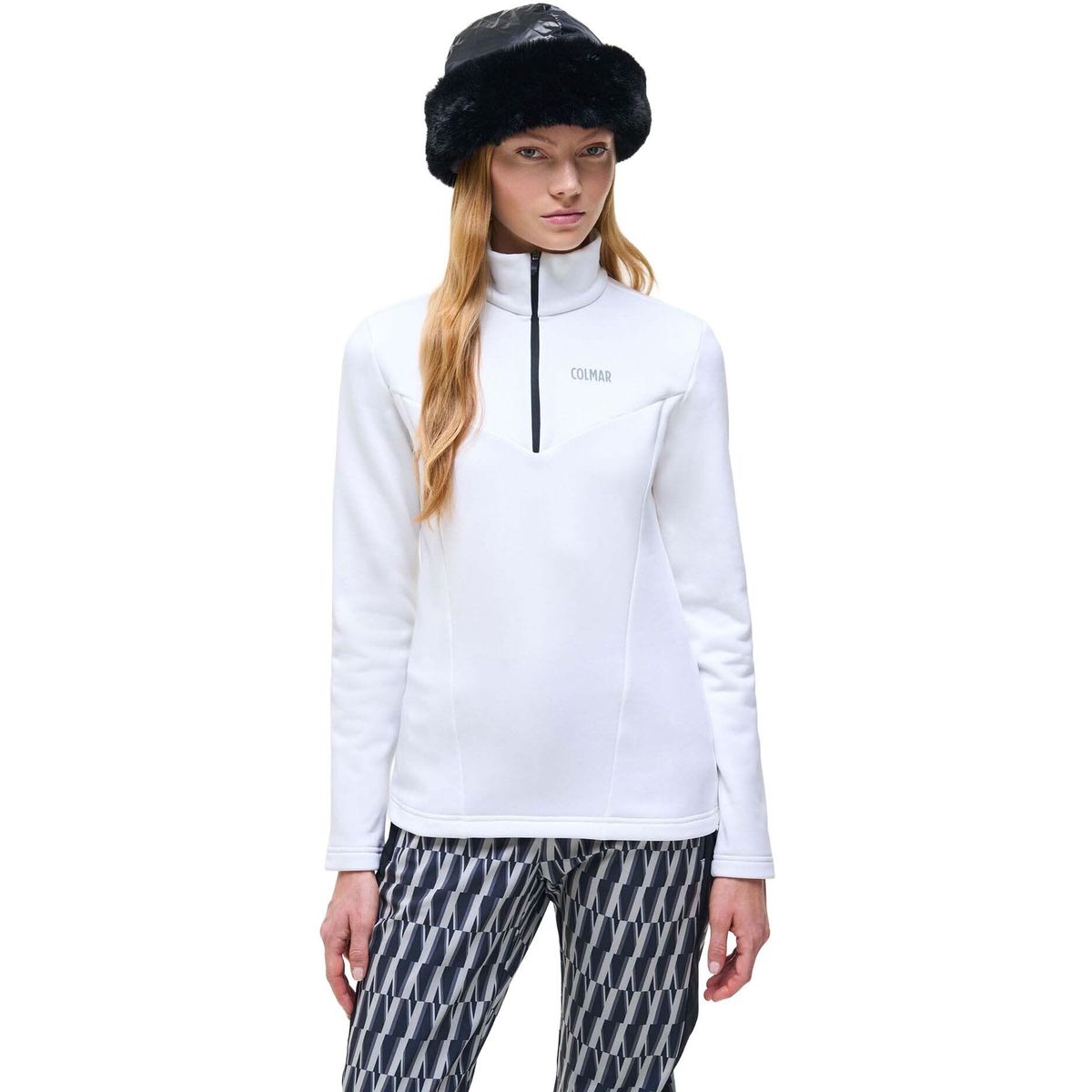 Colmar Half Zip Stretch Fleece white (01) S 93000034-5WU-01-S