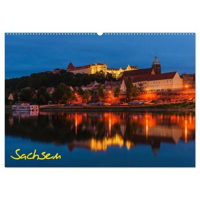 Sachsen (Wandkalender 2026 DIN A2 quer), CALVENDO Monatskalender