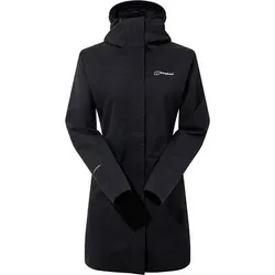 BERGHAUS Berghaus Damen Regenjacke W OMEARA LONG JKT, Größe S in Schwarz 01100