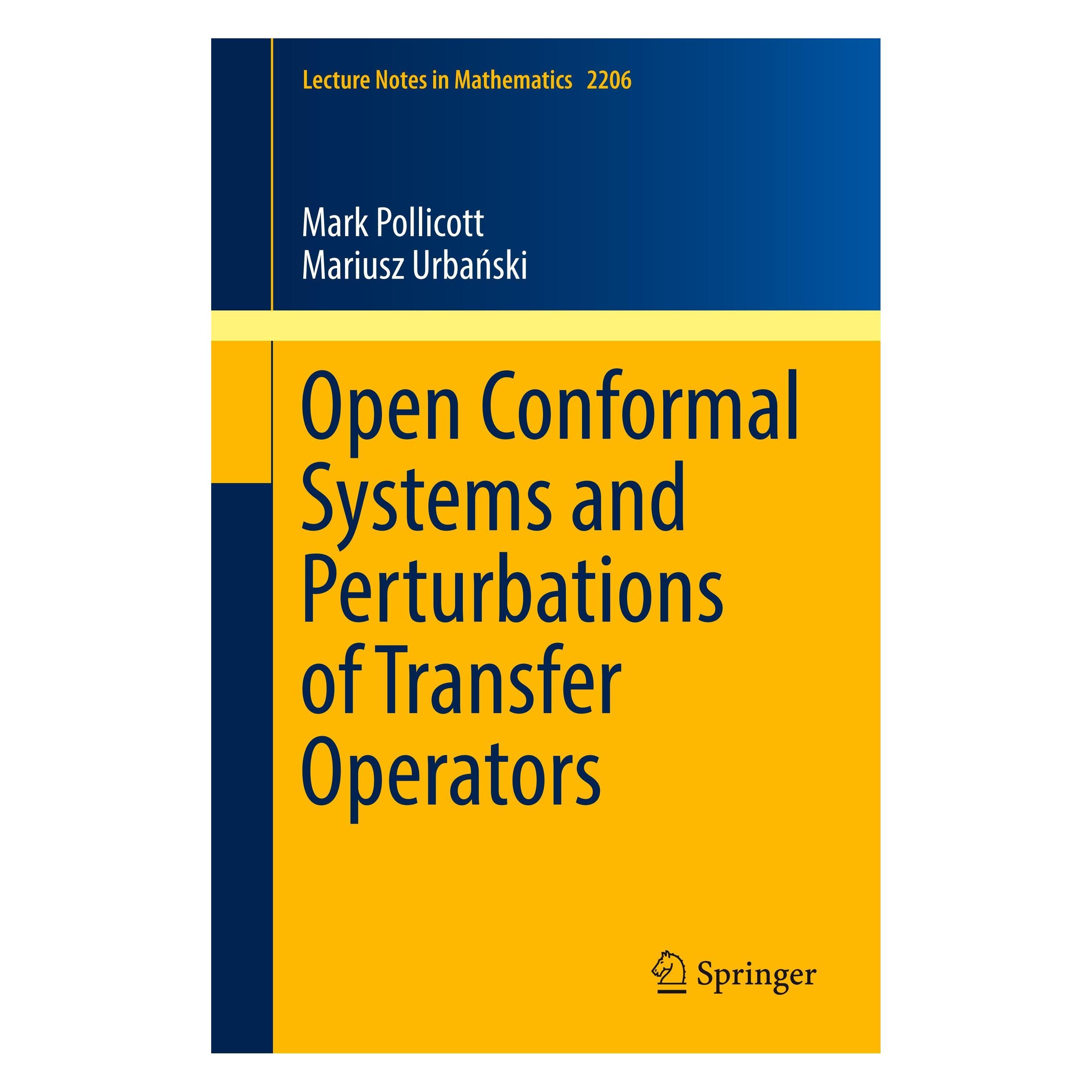 Springer Open Conformal Systems and Perturbations of Transfer Operators (Englisch, Softcover, Mariusz Urbanski, Mark Pollicott) (25373628)
