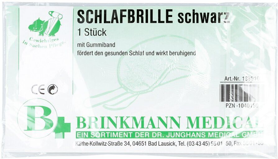 Brinkmann Schlafbrille schwarz 1stk