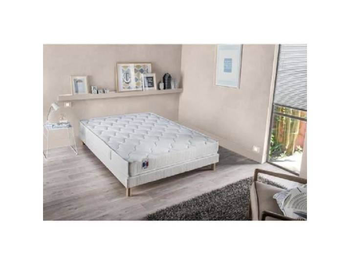 Ensemble Matelas + Sommier CONFORT DESIGN GRANADA Latex 140x190 cm - Ferme