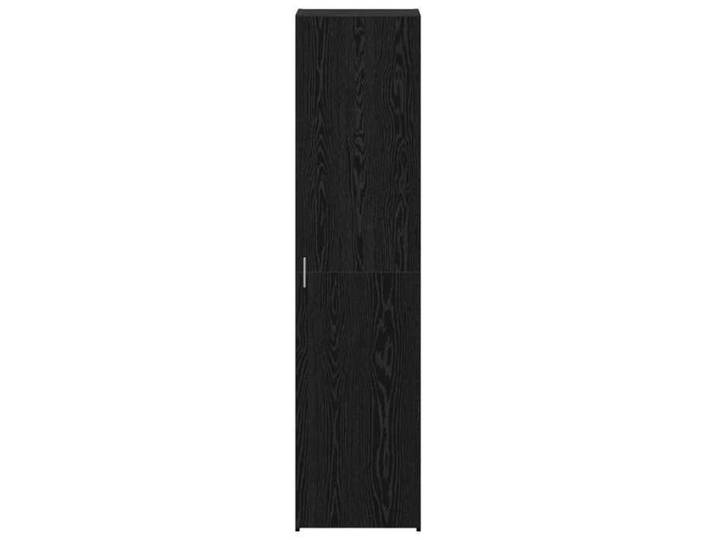 Noir Commode Salon CHIC Haut Armoire 2 pcs Buffet haut Chêne noir 45x42 5x185 cm N10056