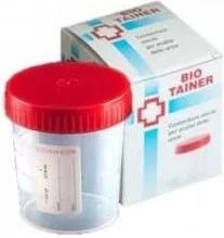 FARMARICCI SINCE 1905 Srl Biotainer Contenitore Urina 120ml - Contenitore per Urina in Polipropilene con Tappo/Vite