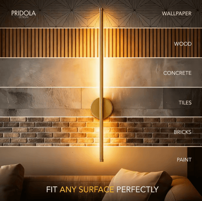 Inspire Picks 360 Rechargeable Wireless LED Wall Sconce Battery Operated Dimmable Picture Light With Remote Control 1pack Golden black