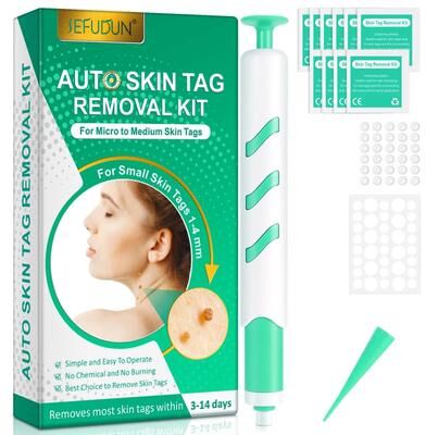 Uplifted Finds Auto Large Size Skin Tag Removal Kit For 4 To 9mm Skin Tags With Cleansing Swabs Home Skin Care Tool 5