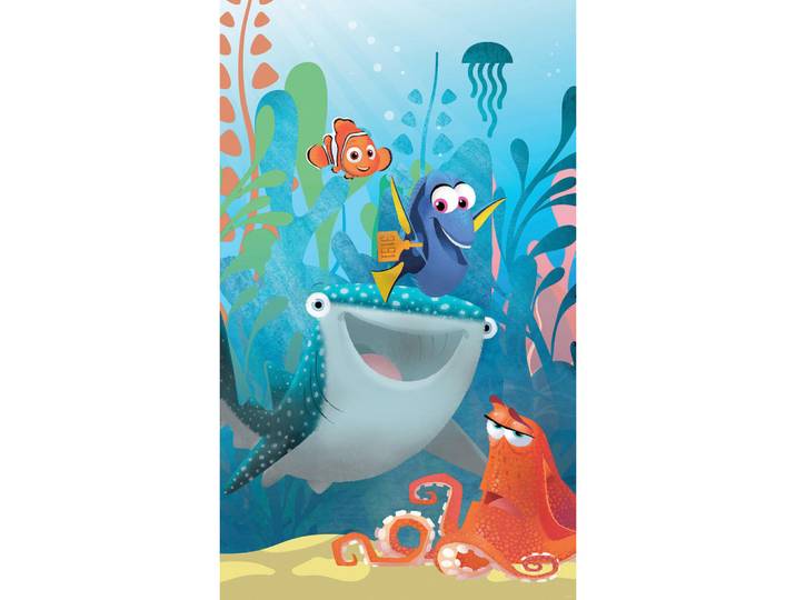 Disney Fototapete Finding Dory, Mehrfarbig, Cartoon, 120x200 cm, Tapeten & Wandverkleidungen, Fototapeten
