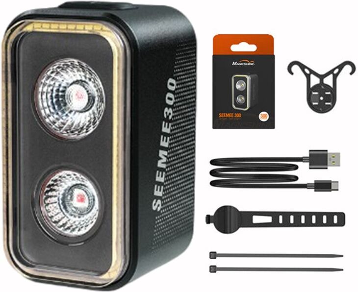 Magicshine Luce posteriore  Fanalino posteriore a led rosso Seemee 300 con batteria