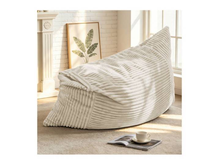 ANYSUN Sitzsack Übergroßer, wandelbarer Sitzsack, formstabil, mit Memory-Schaum (Set, Sitzsack), 180*125cm,Weicher Cordstoff, für Wohn-, Schlaf-, Gäste- & Gamingzimmer