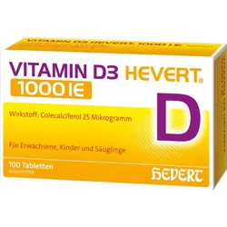 Vitamin D3 Hevert 1000 I.e. 100 ST