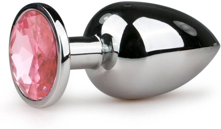 Easytoys Anal Collection Plug anal en métal argenté/rose - L