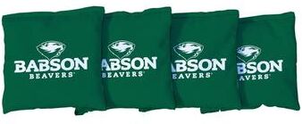 Skip's Garage Babson Beavers Green Cornhole Bags