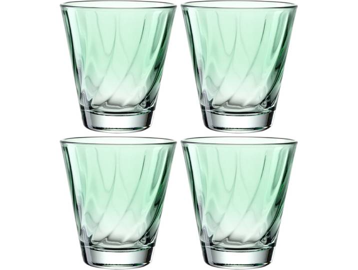 Leonardo TWIST Drinkglas 215ml groen - set/4