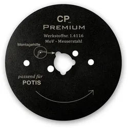 Kreismesser Potis Teflon