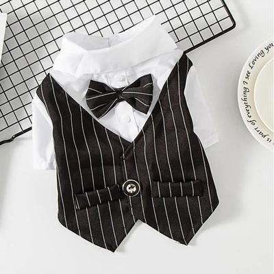 Uplift Picks Formal Cat Dog Party Suit Jacket Wedding Birthday Outfit For Small Pets black 4.0 6.5kg