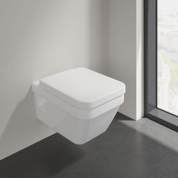 Villeroy & Boch Architectura Wand WC 5685R0T2 wandhängend, mit DirectFlush / AntiBac, Weiß Alpin AntiBac CeramicPlus
