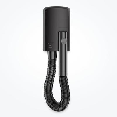 Valera Wandhaartrockner mit Schlauch Hotello BLDC, bürstenloser langlebiger Motor, kompakt und kraftvoll, 1500 Watt, Farbe Schwarz, 58321100