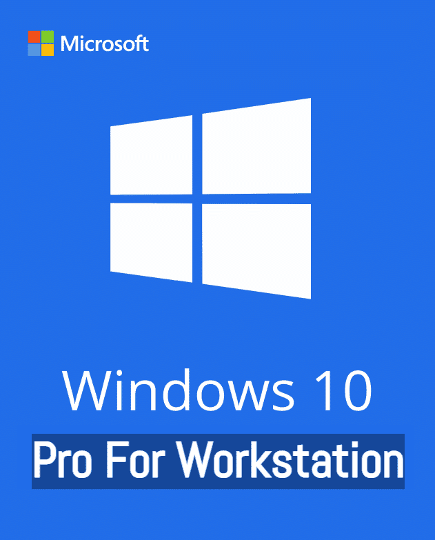 Microsoft Windows 10 Pro Workstation - Lifetime Licence