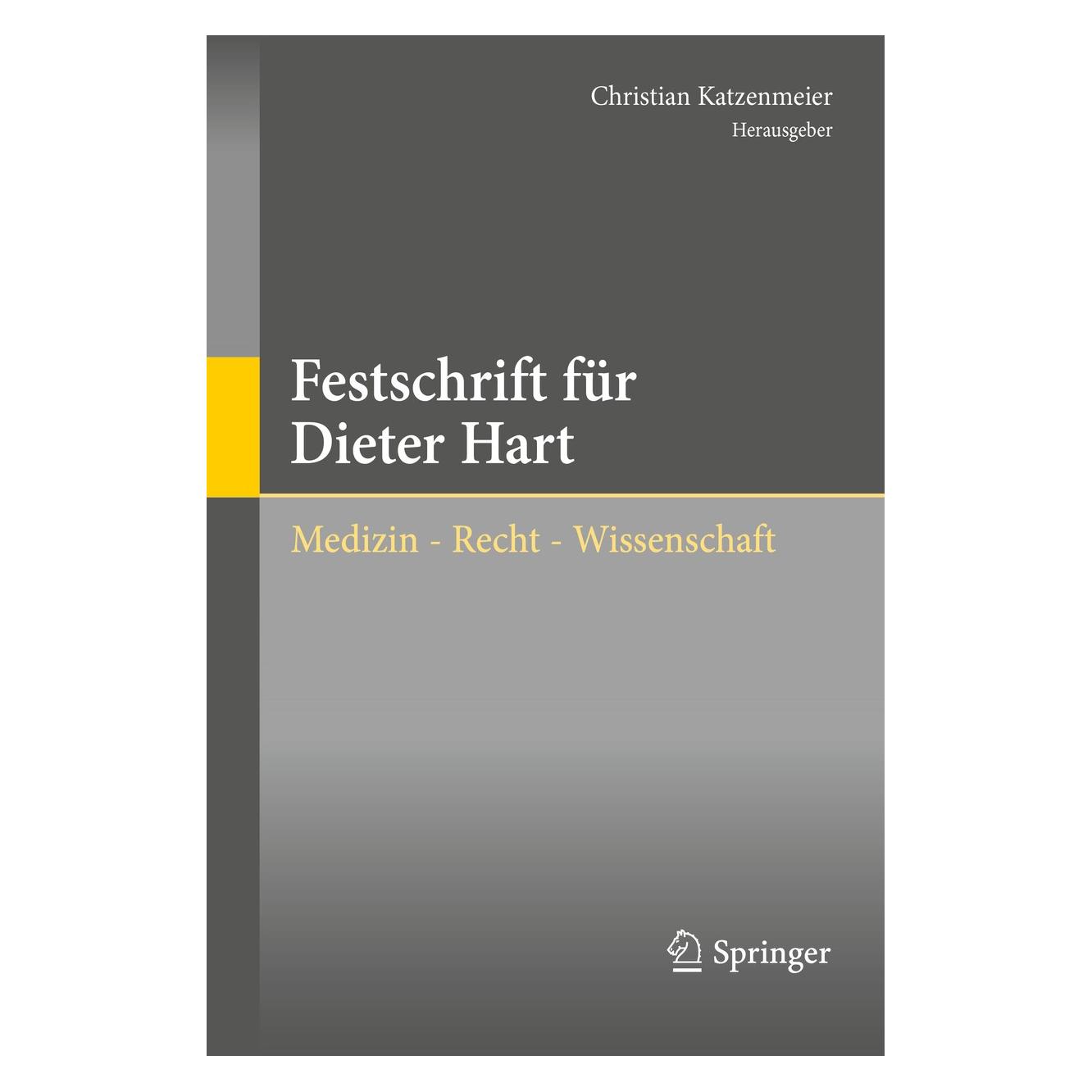Springer Festschrift für Dieter Hart (Deutsch, Hardcover, Christian Katzenmeier) (9783662616642)