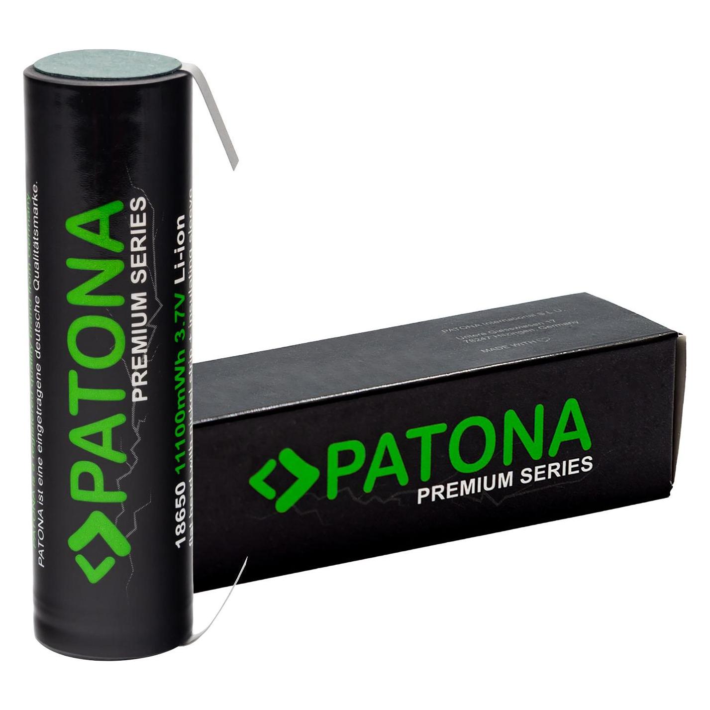 Patona Premium Akku 18650 Nickelband (18650, 3000 mAh) (6526)