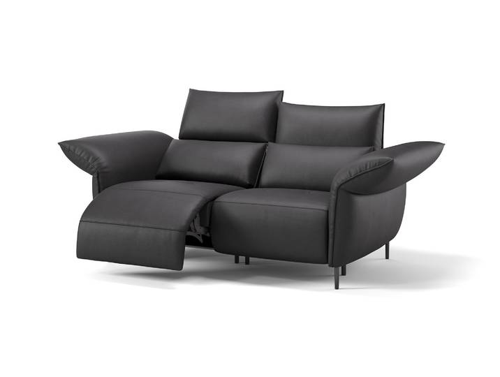Leder Sofa BOSA 2-Sitzer Ledercouch Relaxcouch Designsofa