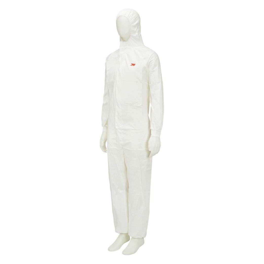 3M 45452XL Schutzanzug 4545 Kleider-Grösse: XXL Weiss (XXL, 20x) (45452XL)