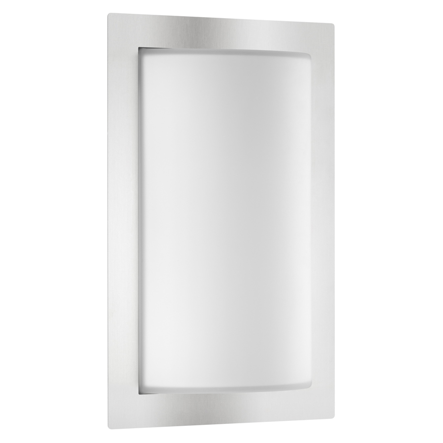 LCD LED-Wandaußenleuchte mit Sensor 31x20cm Edelstahl 043LEDSEN 8033239495172