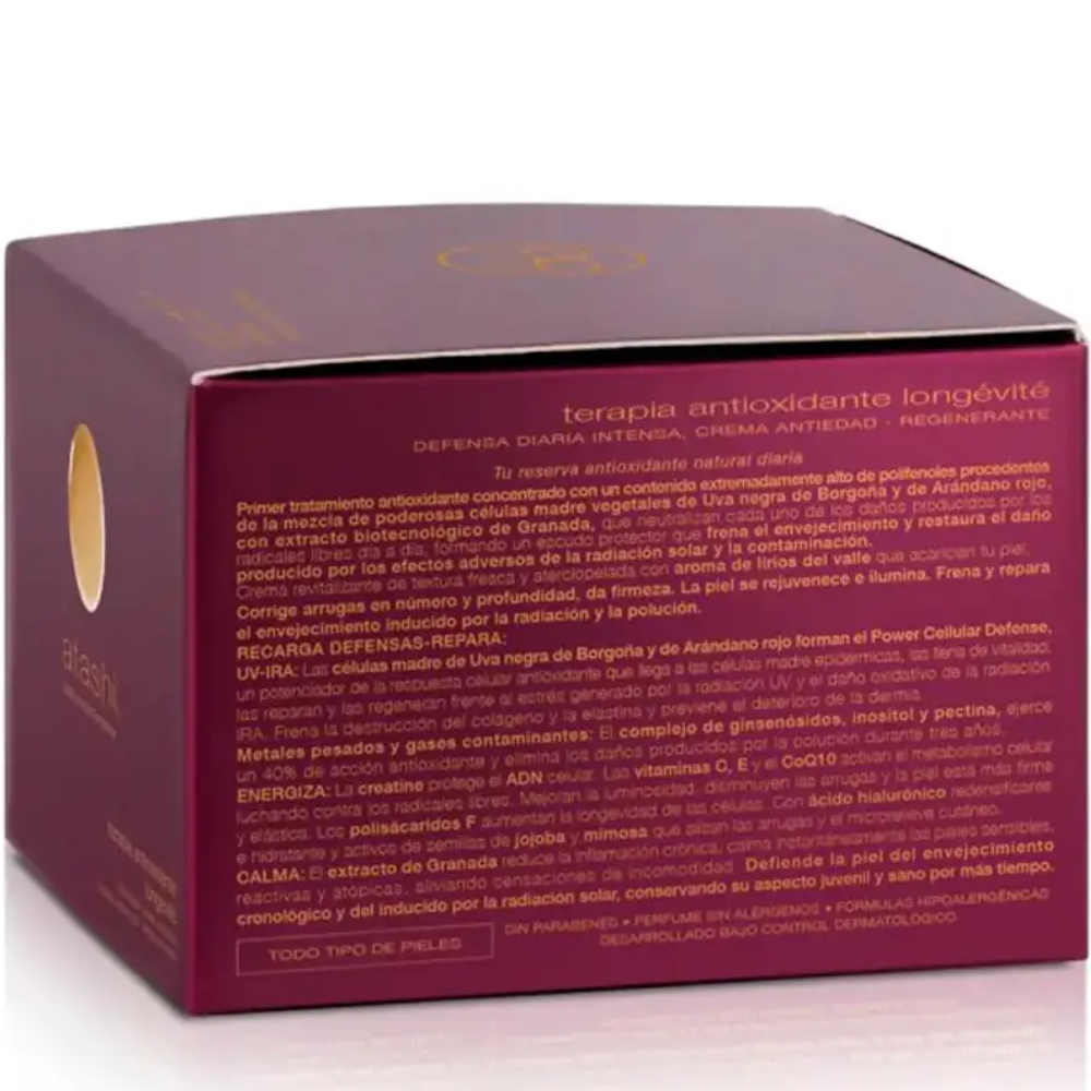 Atashi Cellular Antioxidant Skin Defense Antiaging Regenerating Cream 50mL