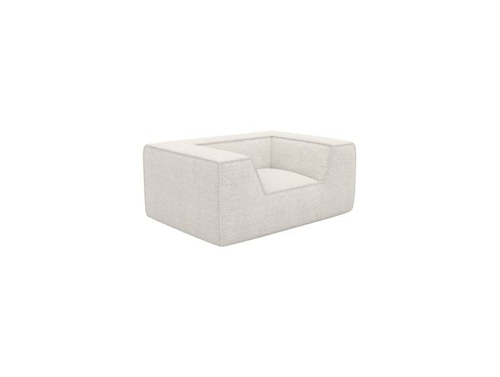 Design Loungesessel „Lorenza“ mit Bouclé-Bezug Bouclé White BLOOMINGLOFT Collection