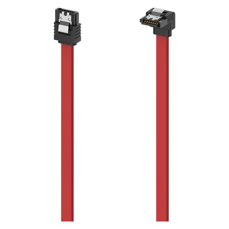 Hama SATA-Kabel, Serial-ATA III, 6 Gbit/s, intern, 90°, 0,60 m (60 cm, SATA III) (00200740)
