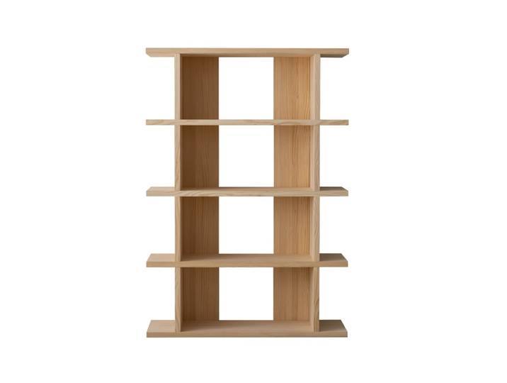 Bibliothèque en pin massif non verni 1x4