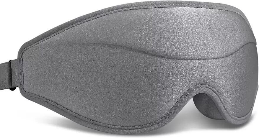 INF 3D-Konturierte Schlafmaske - Memory Foam, Null Druck, Lichtblockierung, kompatibel mit Huawei, Samsung, APPLE, Garmin Grau